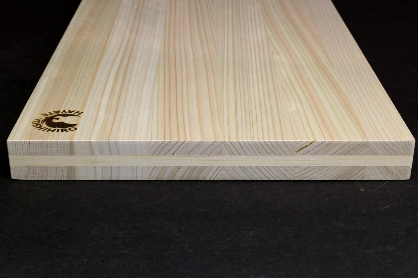 Yoshihiro Hinoki Cypress Anti-Twist Core Cutting Board, Japanese Hinoki Wood, Knife Friendly, Professional Grade (X-Large)