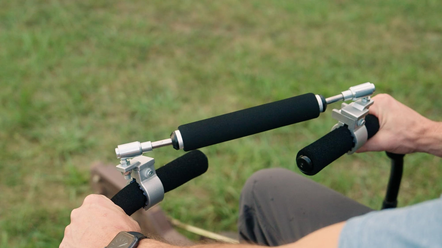 Zero-Turn Bar for One-Hand Operation of Zero-Turn Mowers
