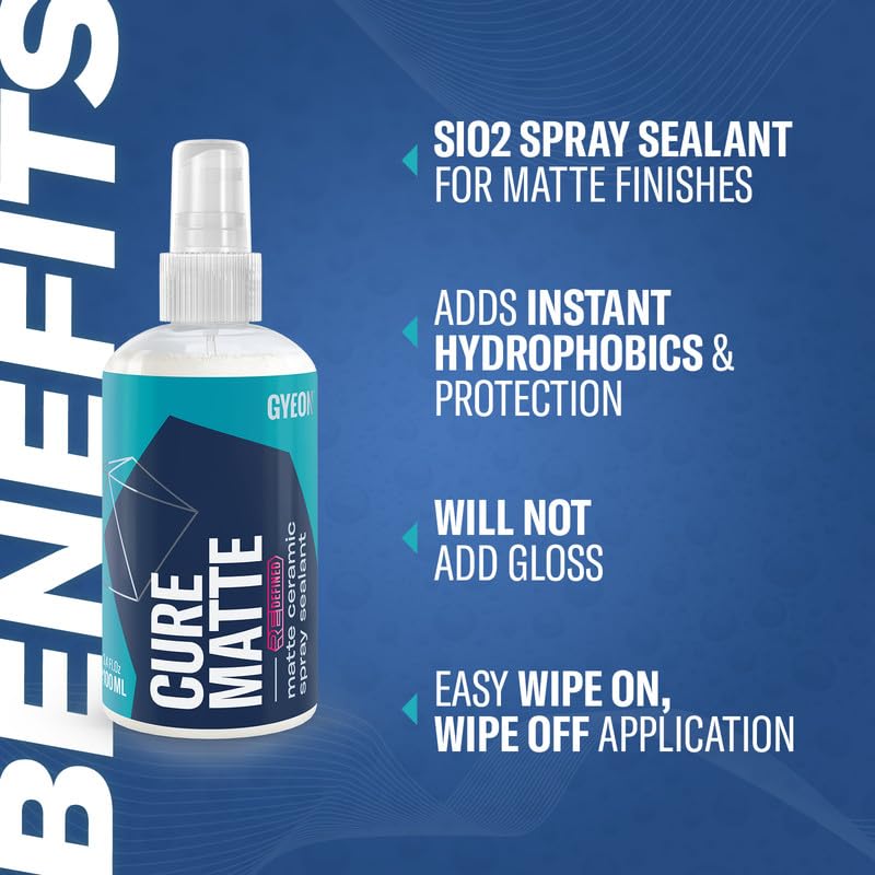 Gyeon MOHS Ceramic Coating for Cars Kit | Deep Gloss & 3-Year Protection | DIY Paint Coating Kit for Long-Lasting Shine | Easy Application & Hydrophobic Finish