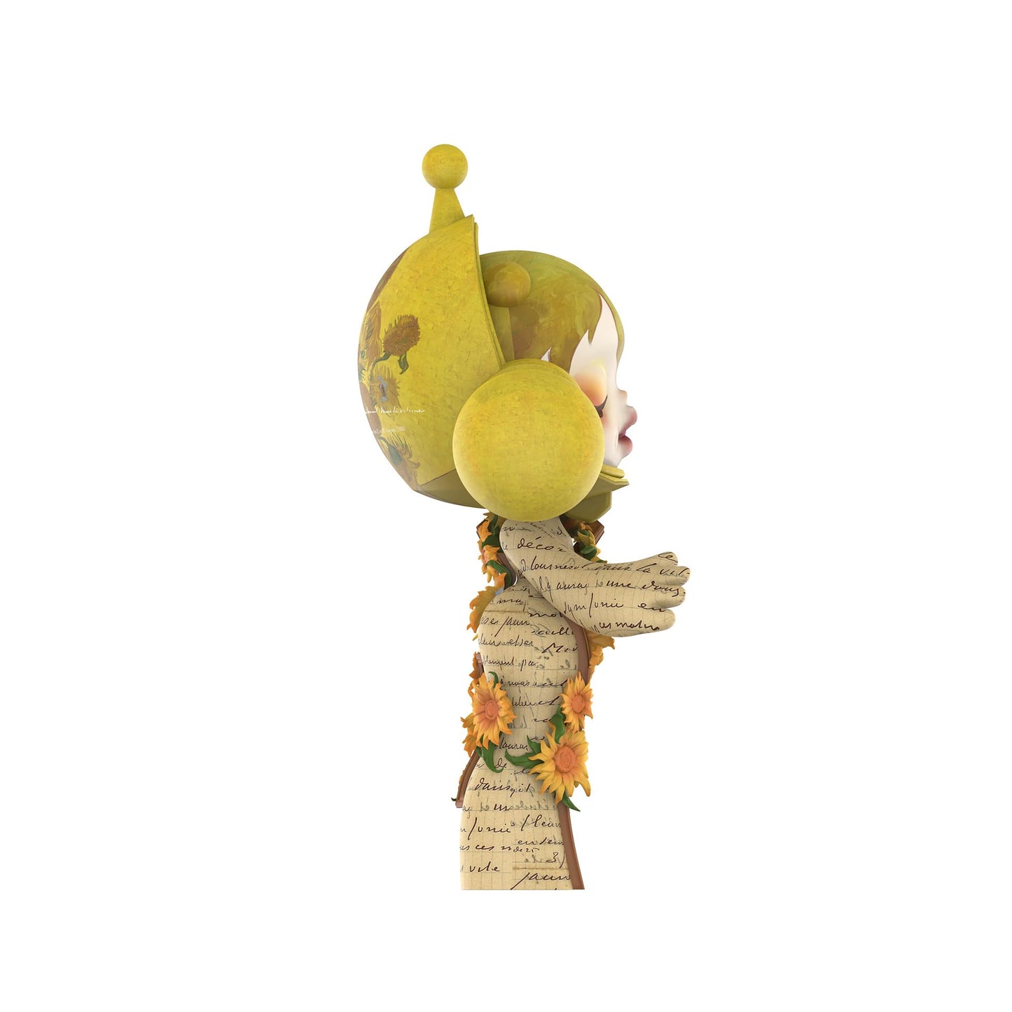 POP MART MEGA α SKULLPANDA 400% Van Gogh Museum Sunflowers, Toys for Mordern Home Décor, Collectible Art Toy