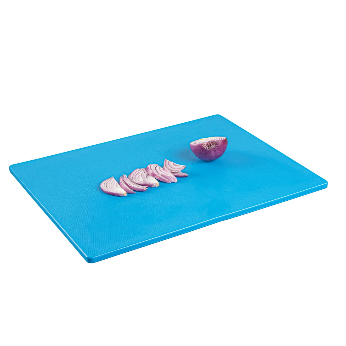 Restaurantware-RW Base 20 x 15 Inch Cutting Boards, 10 Color Coded Chopping Boards - No Scratch, Dishwashable, Blue Plastic Cutting Board Mats, No Slip, Reversible, For Raw Seafood