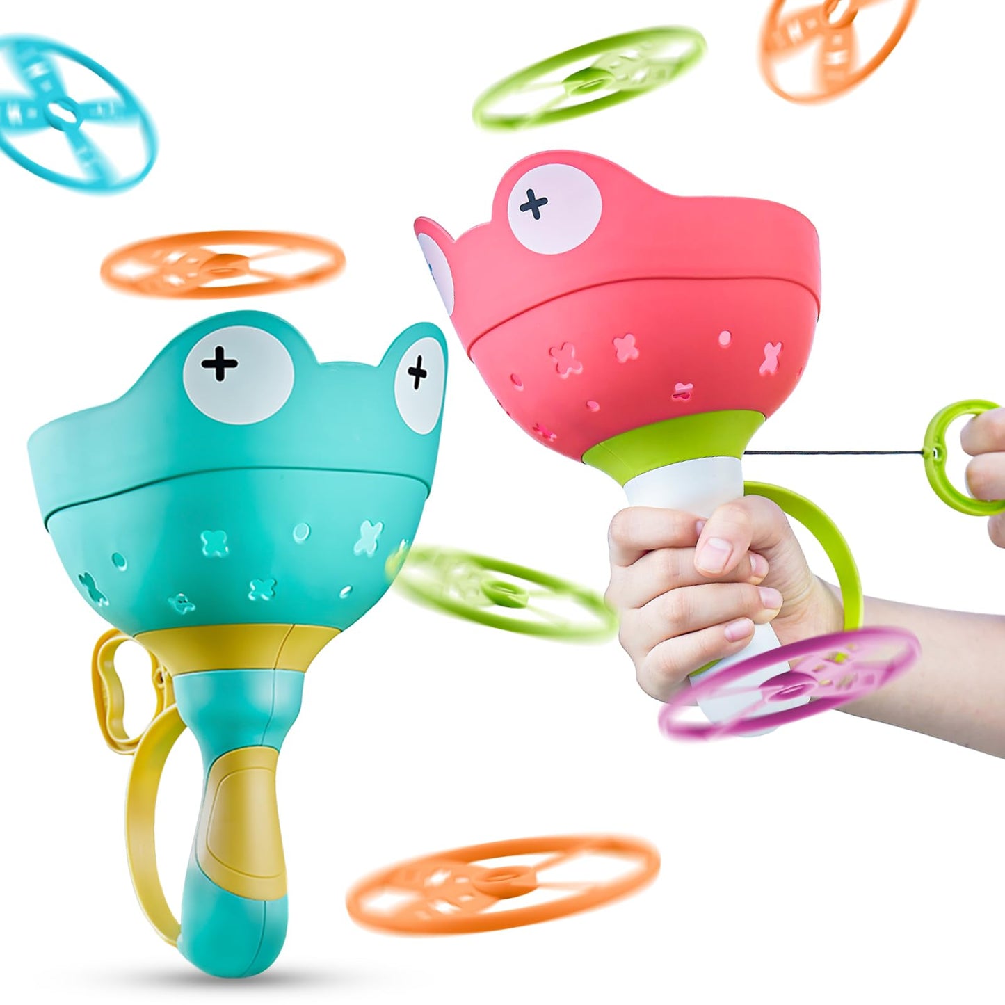 pamexin Outside Toys for Kids Ages 4-8 - Manual Capture Catching Game - Toddler Chasing Toy for Boys & Girls, Ages 3-7 - Outdoor Fun Family Games