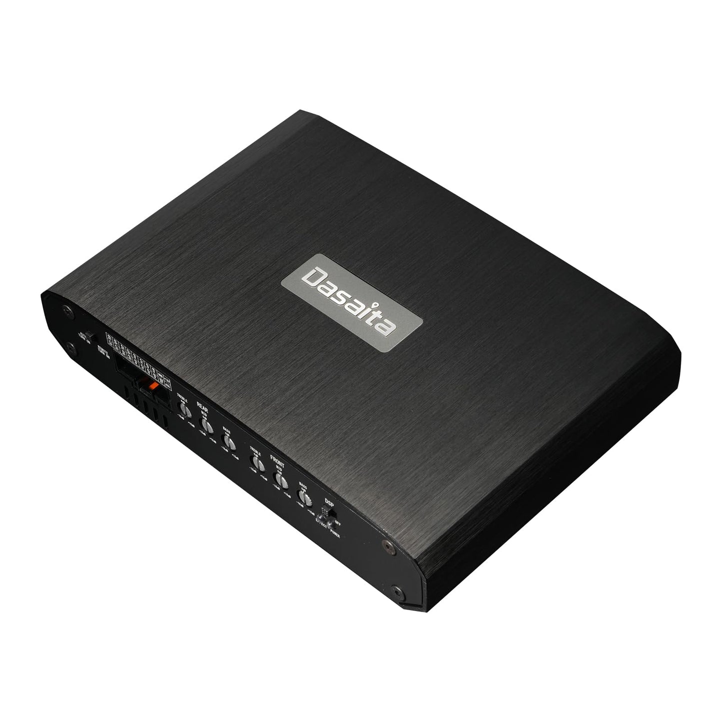 Dasaita 4-Channel DSP Car Amplifier for 2014-2019 Toyota Tundra/Tacoma/4Runner/Corolla/Sienna/RAV4(Non-JBL Models), 4x50W Max Power, 4Ω Stable, Plug & Play, 2-CH Sub Out, Treble/Mid/Bass ±15dB Tuning