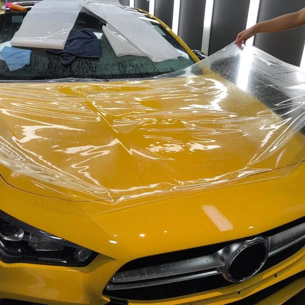 HOHOFILM Car Clear Bra PPF TPU Paint Protection Film Automobiles Wrapping Film Instant Healing Film Self Healing Sticker 5ft x 6.5ft