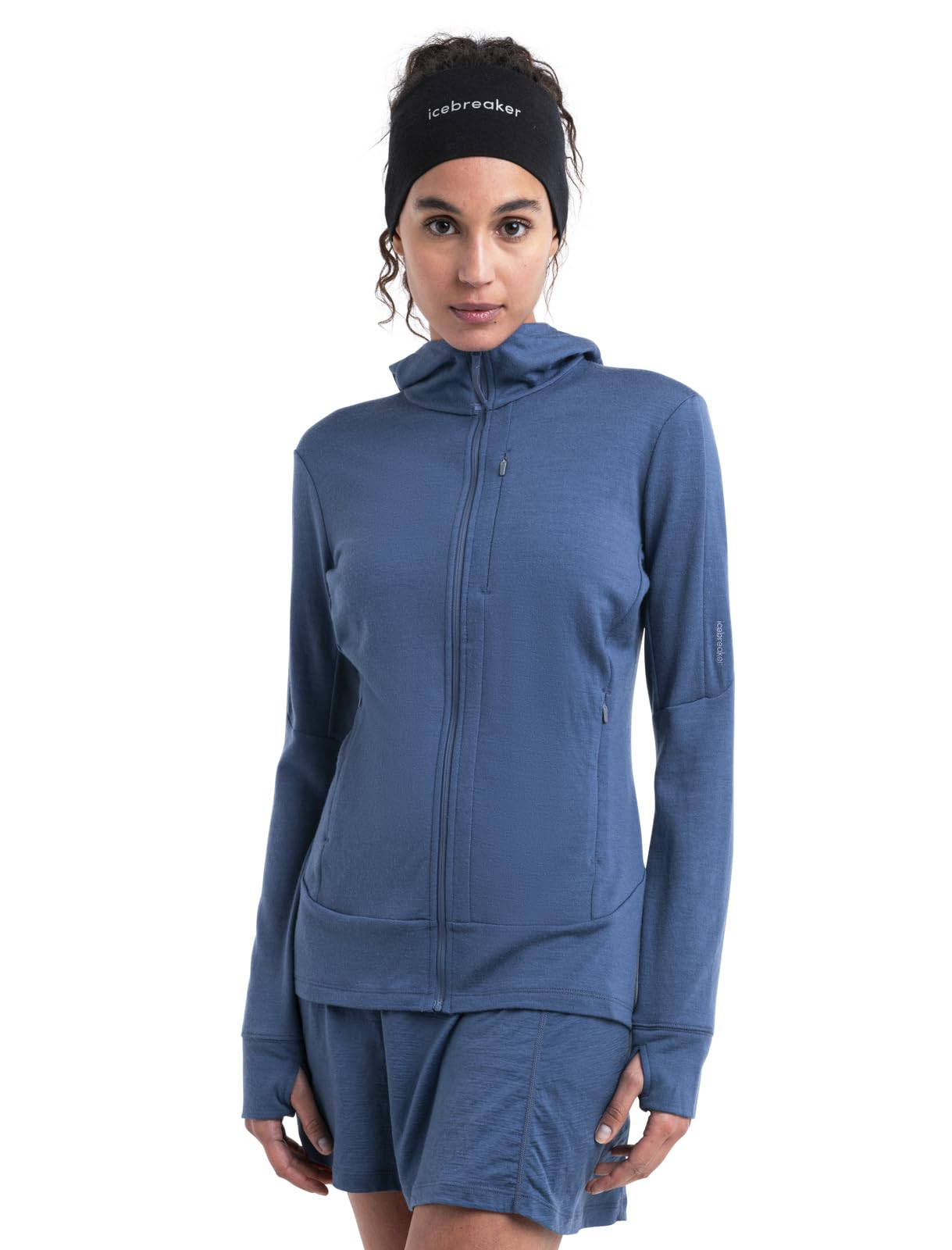 icebreaker Women's Merino 260 Quantum Long Sleeve Zip Hoodie - Dawn - X-Large