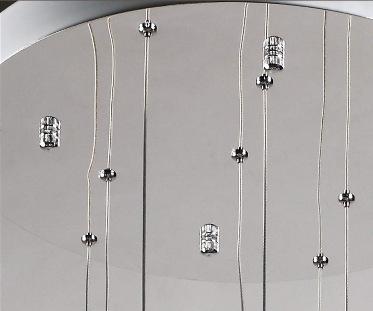 VOKJIAIN 30x150cm Duplex Creative Ceiling Light 6 Lights Bubble Balls Restaurant Long Chandelier Modern Minimalist Chandelier for Living Room Nordic Art Personality Pen