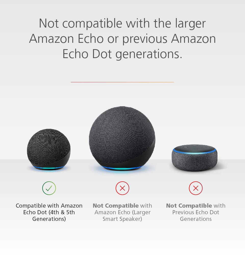 Made for Amazon Battery Base, for Echo Dot (4th & 5th generation)