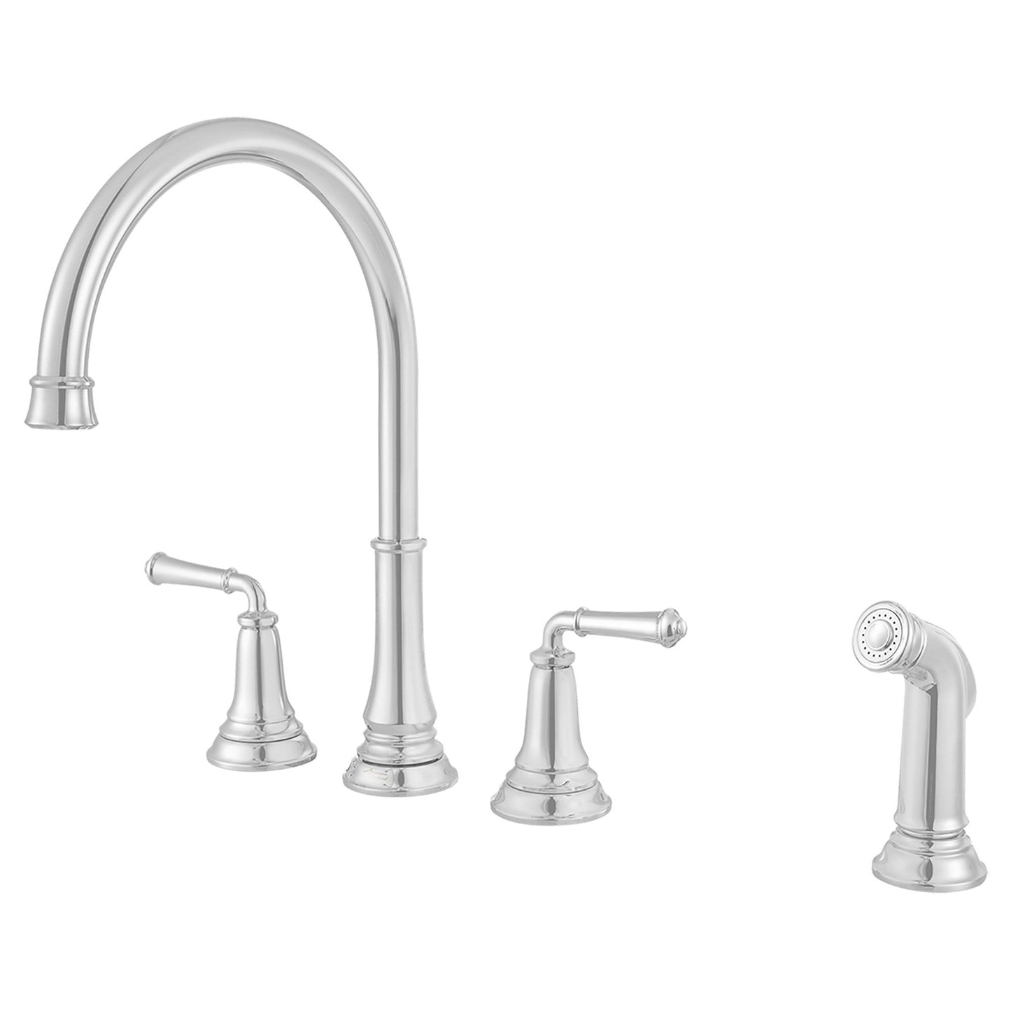American Standard 4279701.002 Delancey Widespread Kitchen Faucet, Polished Chrome