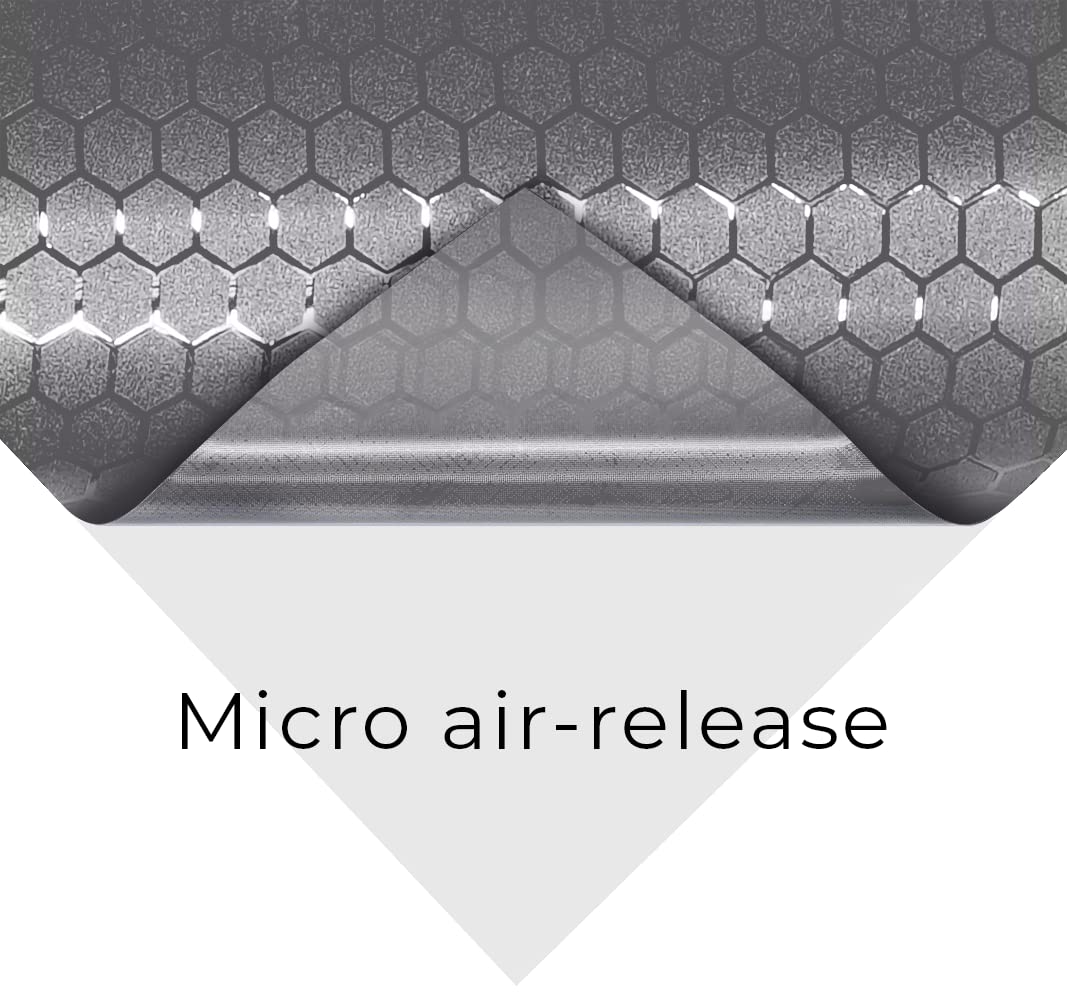 VViViD+ Hexagon Frosted Window Film Privacy Vinyl (50ft x 5ft)