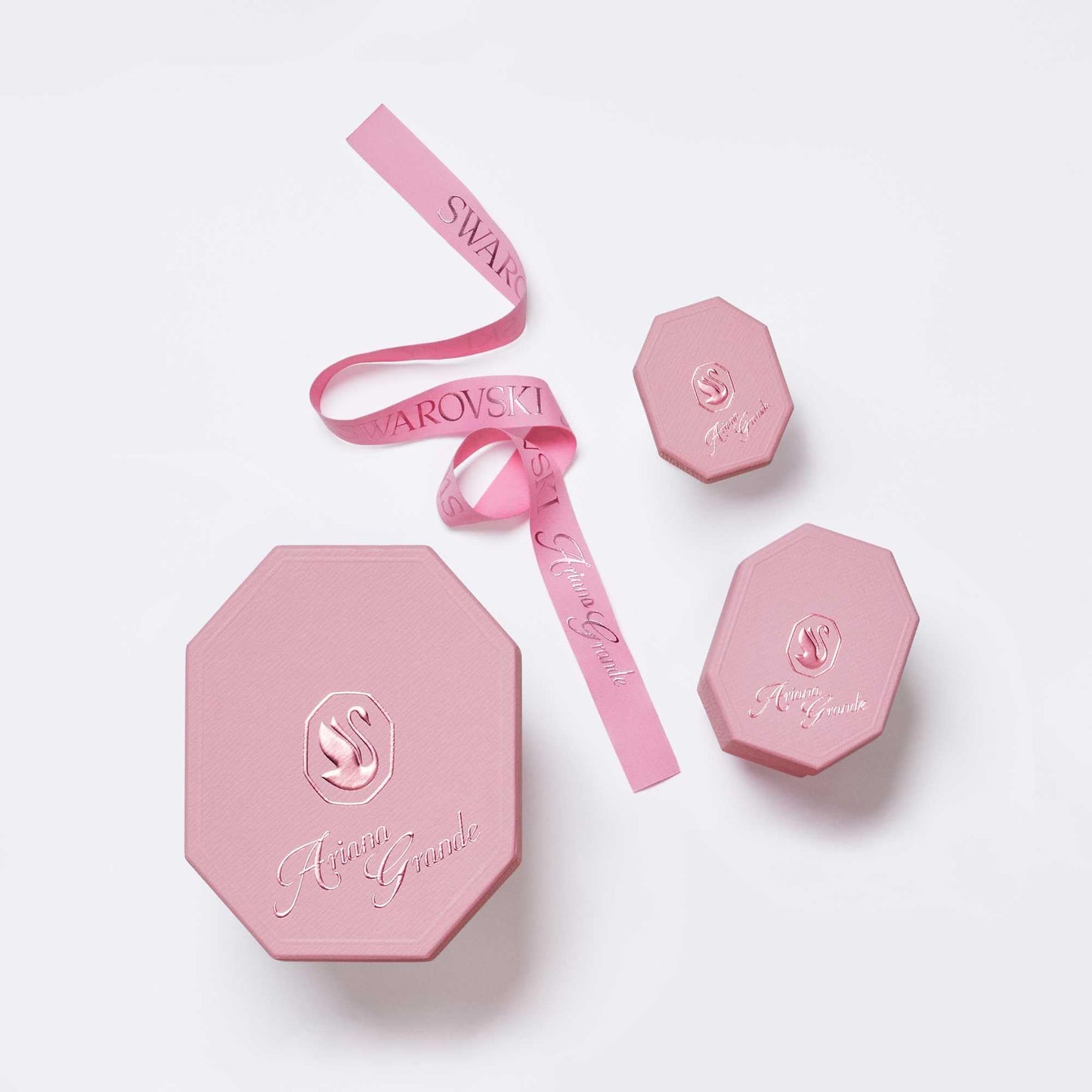 Swarovski Ariana Grande Angelic Crystal Set in Rhodium Finish - Part of the Ariana Grande x Capsule Collection