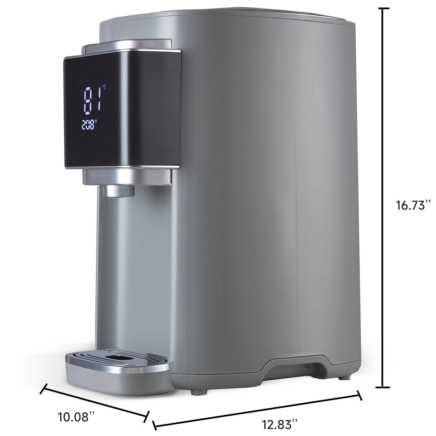 OCTAVO Water Boiler & Warmer 5 Liter, 304 Stainless Steel Water Tank, 700 Watt 6 Adjustable Water Temperature, LCD Touch Control Screen, Child Lock with Water Shortage Indicator