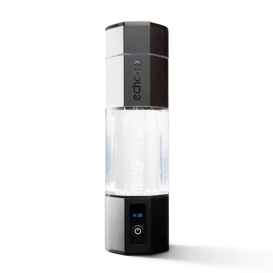 Echo Go+ Hydrogen Water Bottle - Hydrogen Infusion Technology - Rechargeable Water Bottle - SPE & PEM Purification - Active Hydration Support for Skin Health & Immune Function - 10 oz
