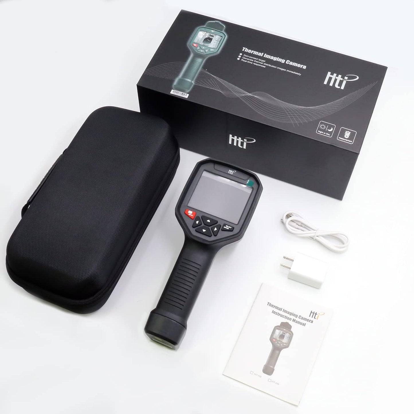 HT-A10 Thermal Imaging Camera - Precision Vision with 256x192 IR Resolution, Enhanced 3.5" Color LCD Screen, WiFi Wireless Connectivity, Versatile 5 Color Palettes, Sleek Handheld Design
