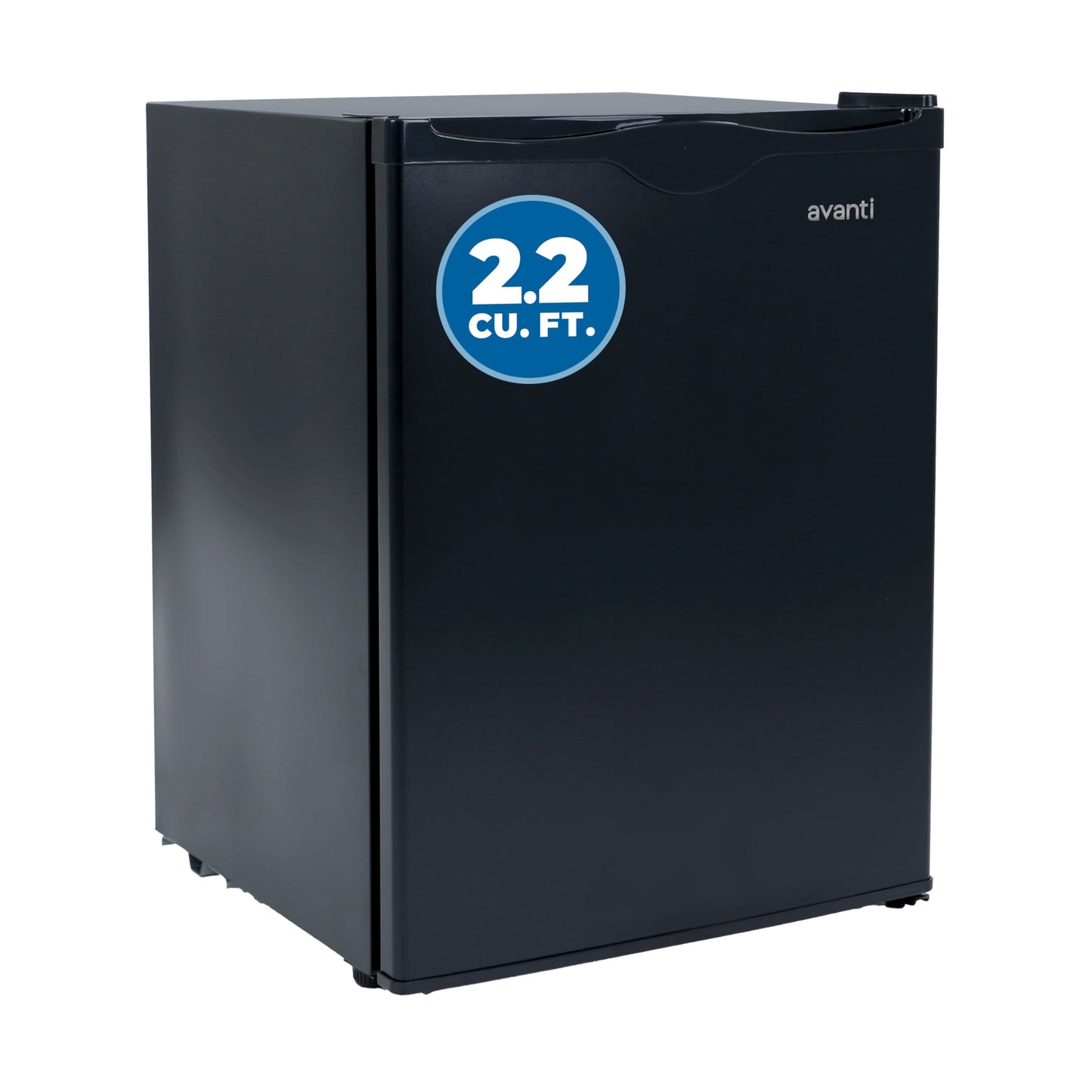 Avanti Mini Fridge for Home Office or Dorm, Auto Defrost with Reversible Door, Energy Star Rated, 2.2 Cu. Ft., Black
