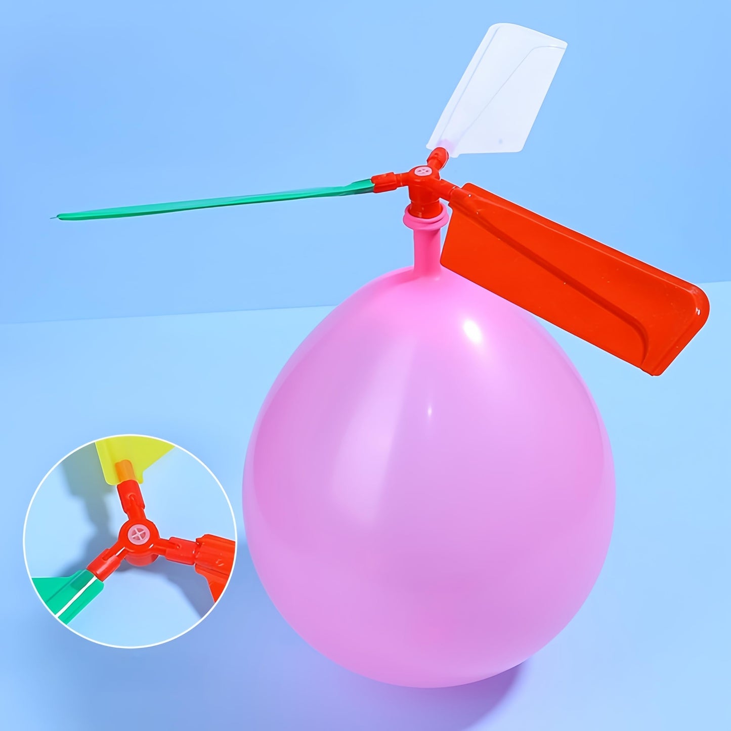 FSAON 10 Pack Balloon Toy,Rocket Jet Balloon Propeller Toy,Boys Girls Children'S Day Christmas Gifts with Air Pump
