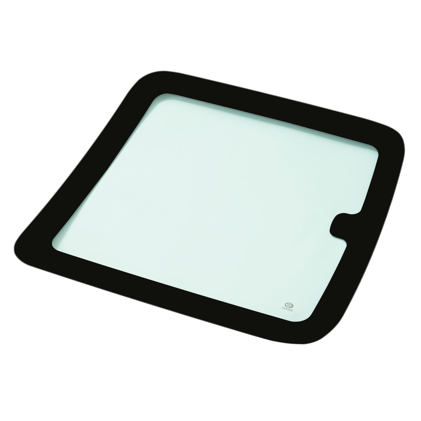 ALMULOO Privacy Movable Rear Quarter Window Glass Compatible with 1999-2007 Chevrolet Silverado / GMC Sierra 1500 2500 3500 Extended Cab Passenger Right Side Light Green