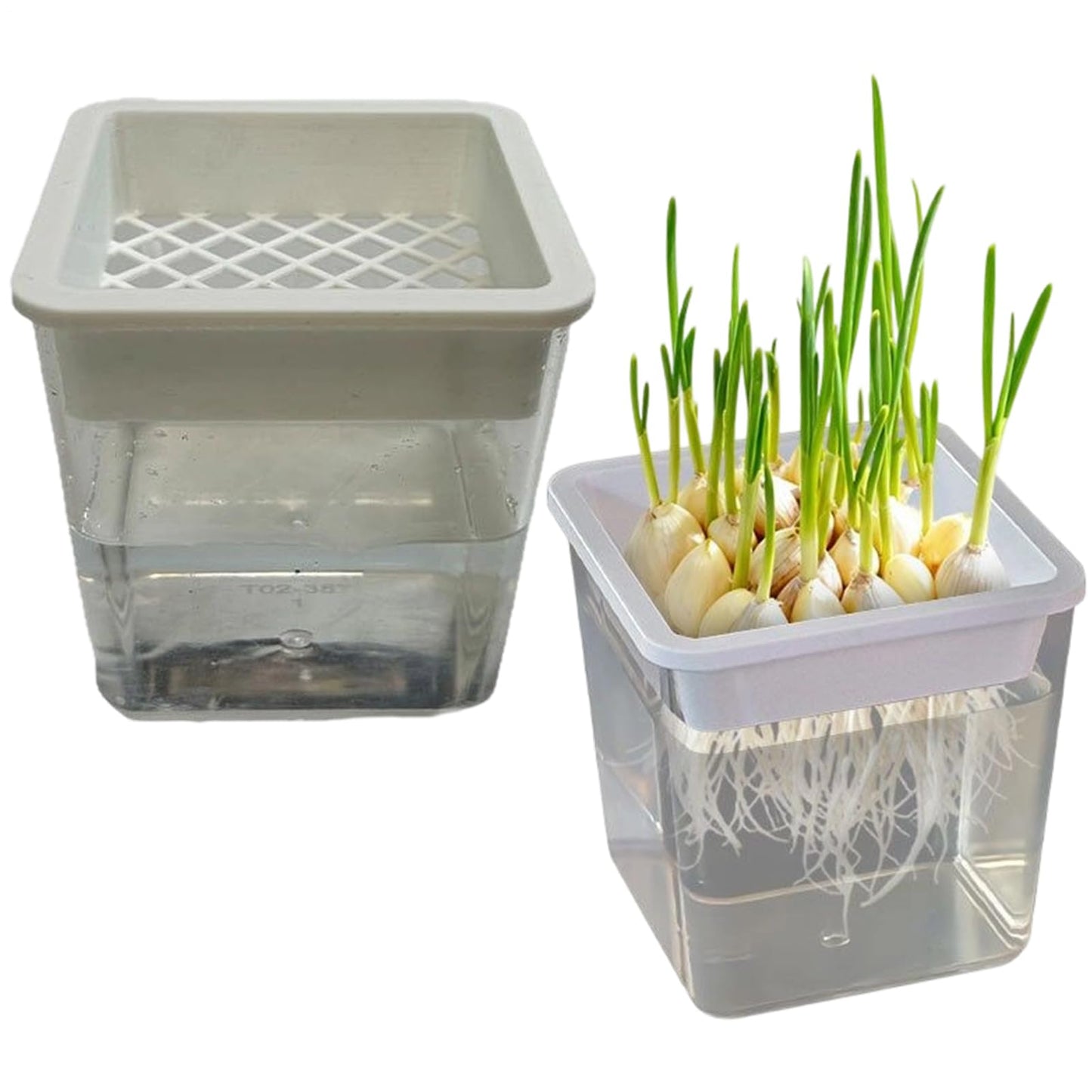 Flower Pots for Plants,Plant Containers - Hydroponic Containers,for Semi-Hydro Cuttings Seedlings African Violets Balcony Desk Garden Porch Windowsill Bedroom Living Room Yard
