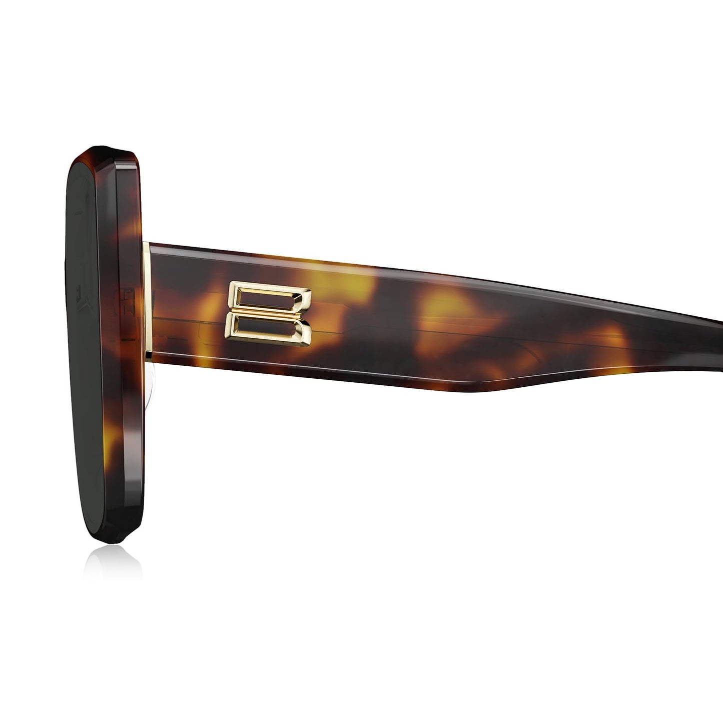 BOLON Women Elegant Oversized Nylon Lens Polarized UV400 Sunglasses BL3232 61mm, Exclusive Eyewear Brand of EssilorLuxottica