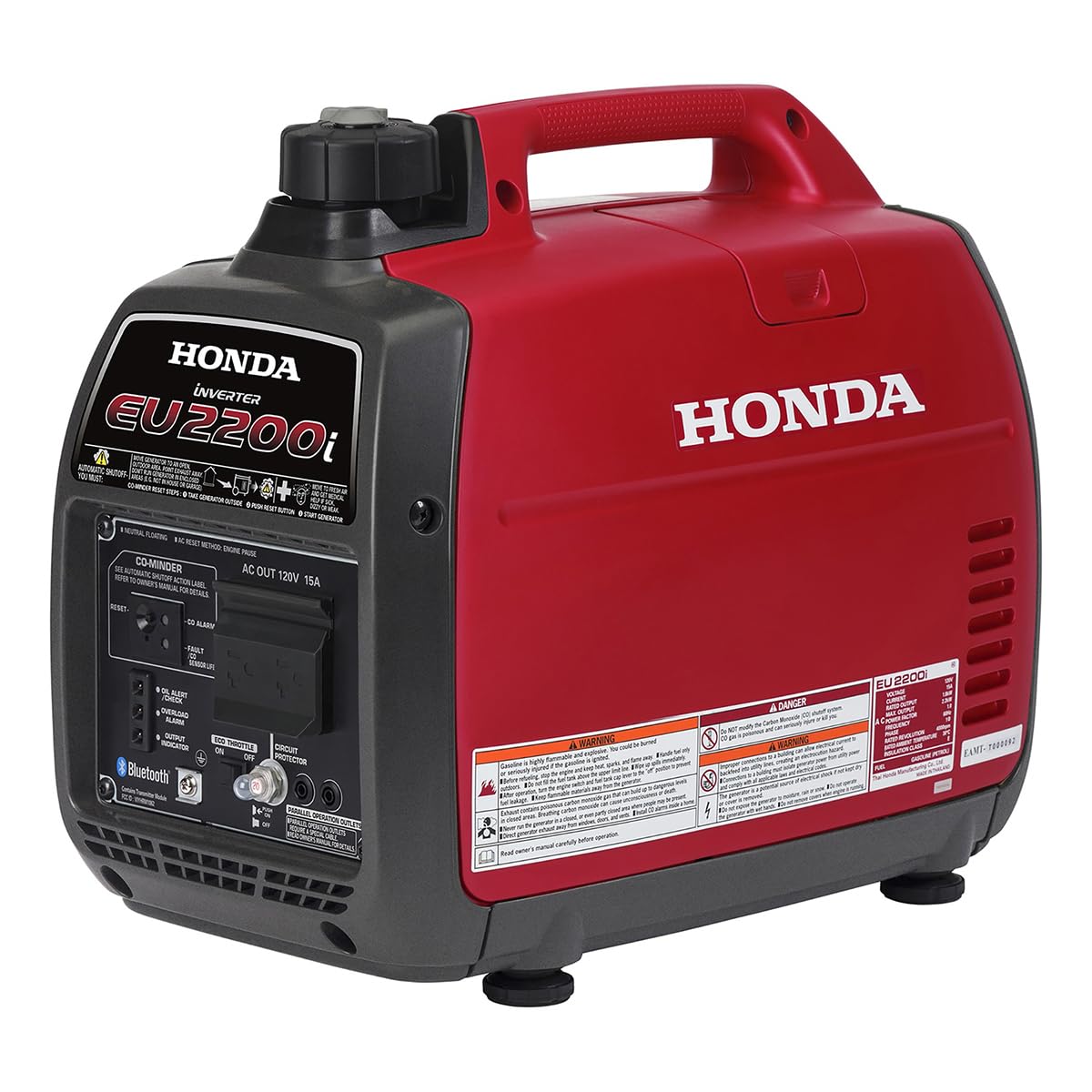 Honda 664240 EU2200i 2200 Watt Portable Inverter Generator with Co-Minder