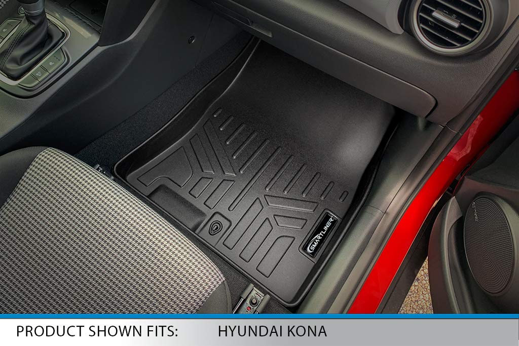 SMARTLINER Custom Fit Floor Mats 2 Rows and Cargo Liner Set Compatible with 2018-2023 Hyundai Kona