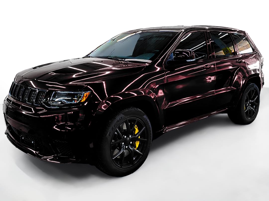 VViViD+ Gloss Demon Black Premium Vinyl Wrap Film (100ft x 5ft)