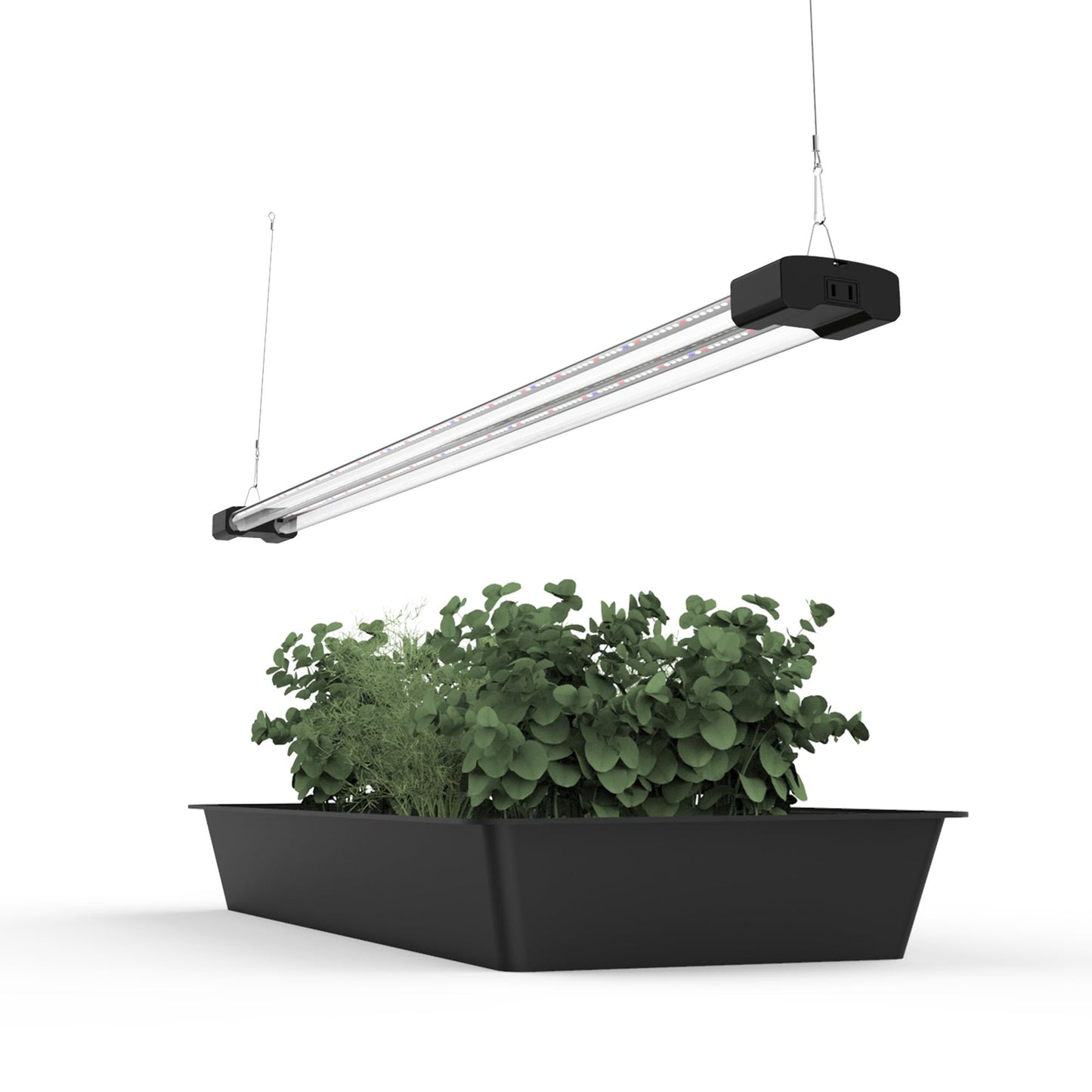 BoostGro 4FT LED Succulent Terrarium Plant Grow Light Linkable Full Spectrum Daylight with Enhanced 660nm Red and 450nm Blue LightTech Indoor Lighting Fixture (4 FT)