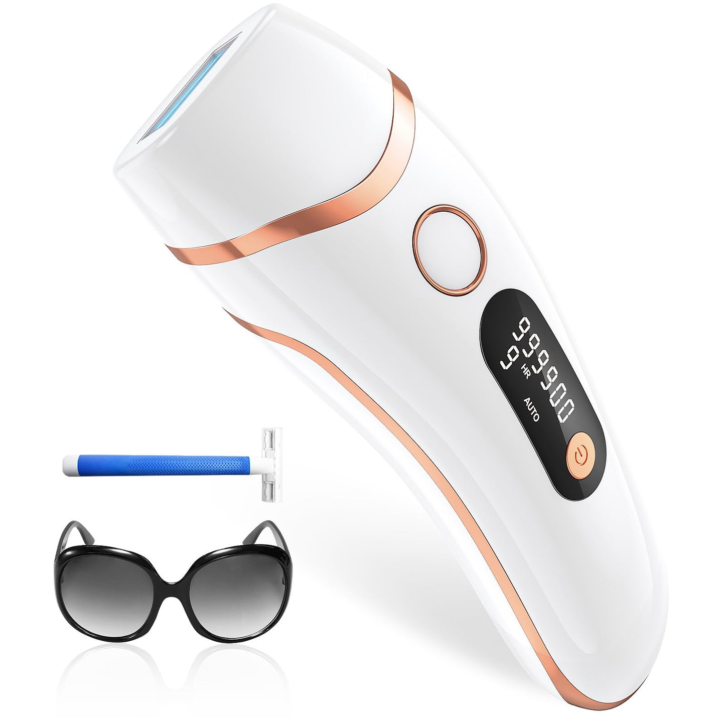 AMOTAOS Laser Hair Removal for Women and Men, Ice Cooling 3-In-1 IPL Hair Removal Device, Safe At-home Long-lasting Hair Regrowth Reduction, Suitable for Face, Armpits, Bikini Line, Legs