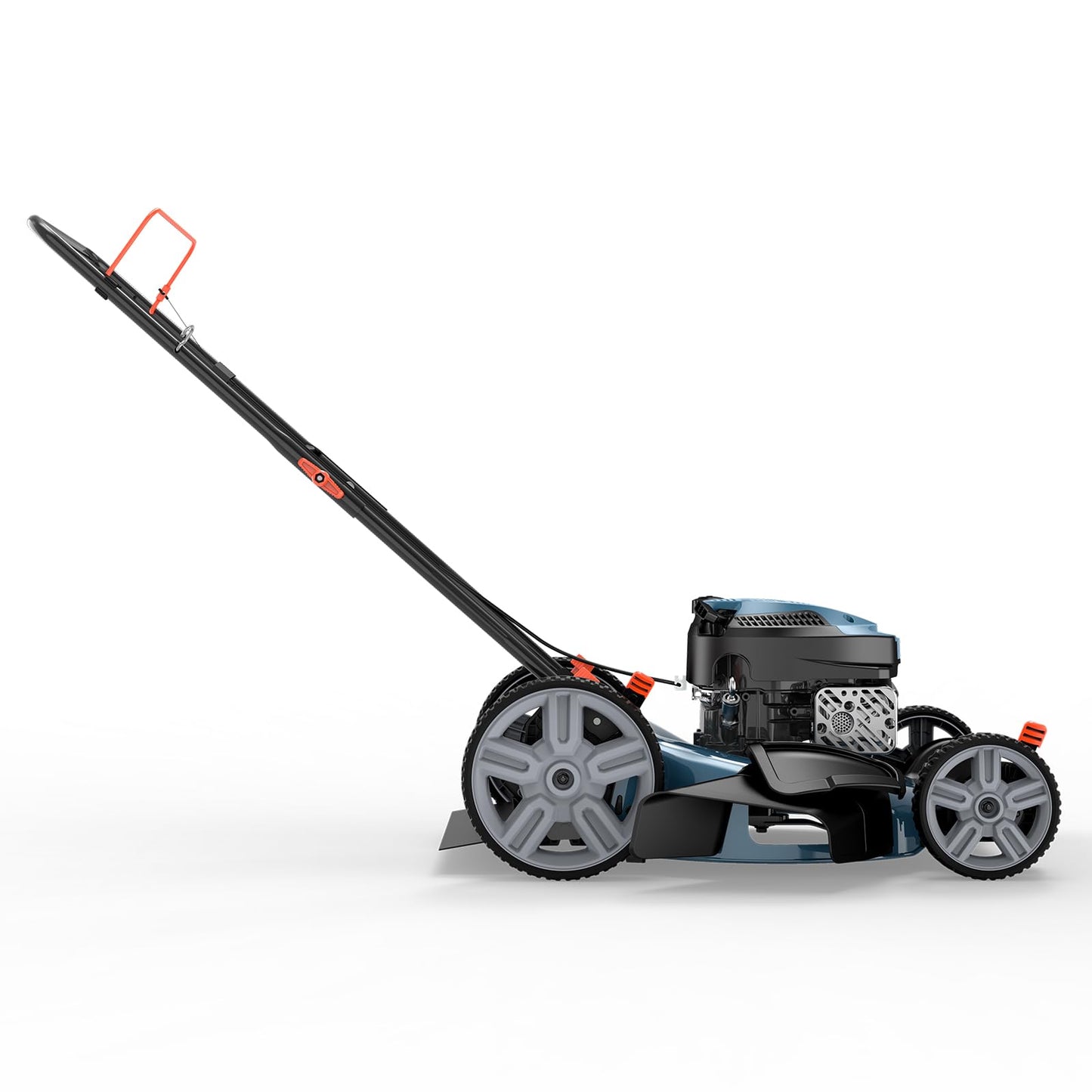 SENIX 144 cc Gas Lawn Mower, 21 inch 2-in-1 Push with Mulching and Side Discharge, 4-Cycle Engine, 6 Position Cutting Height Adjustment for Yard and Garden