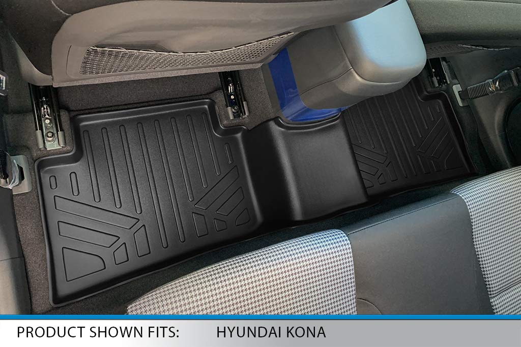 SMARTLINER Custom Fit Floor Mats 2 Rows and Cargo Liner Set Compatible with 2018-2023 Hyundai Kona