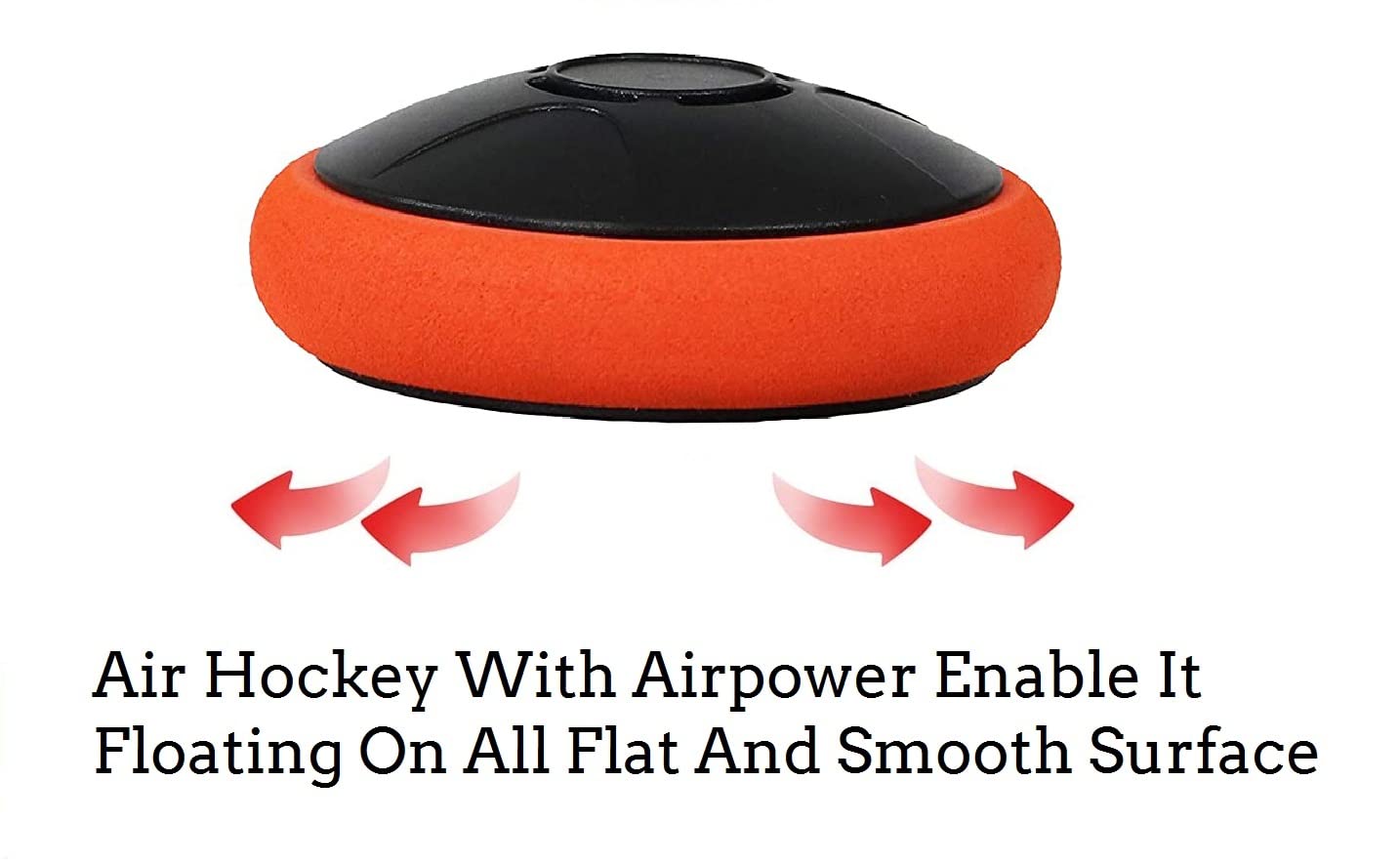 Air Hockey Pucks and Paddles - Rechargeable Floating Air Hockey Pucks for Any Flat Surface, Include a Charging Cable and Electronic Rechargeable Air Hockey Pucks, 2 Air Hocky Strikers