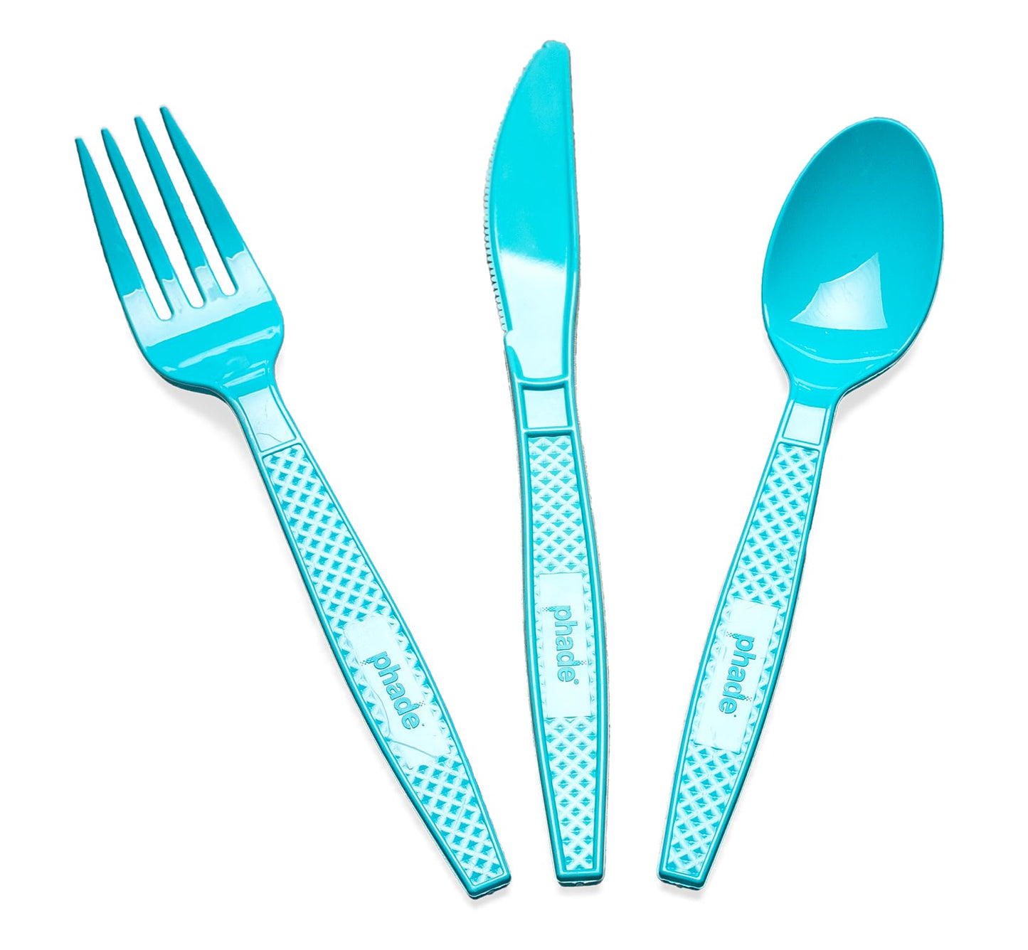 phade 100% Compostable Cutlery Set – 675 Utensils - BPI Certified Forks, Knives & Spoons in Wrapped Compostable Packaging, 6.1–7.1 Inch Sustainable Disposable Utensils – Made in USA