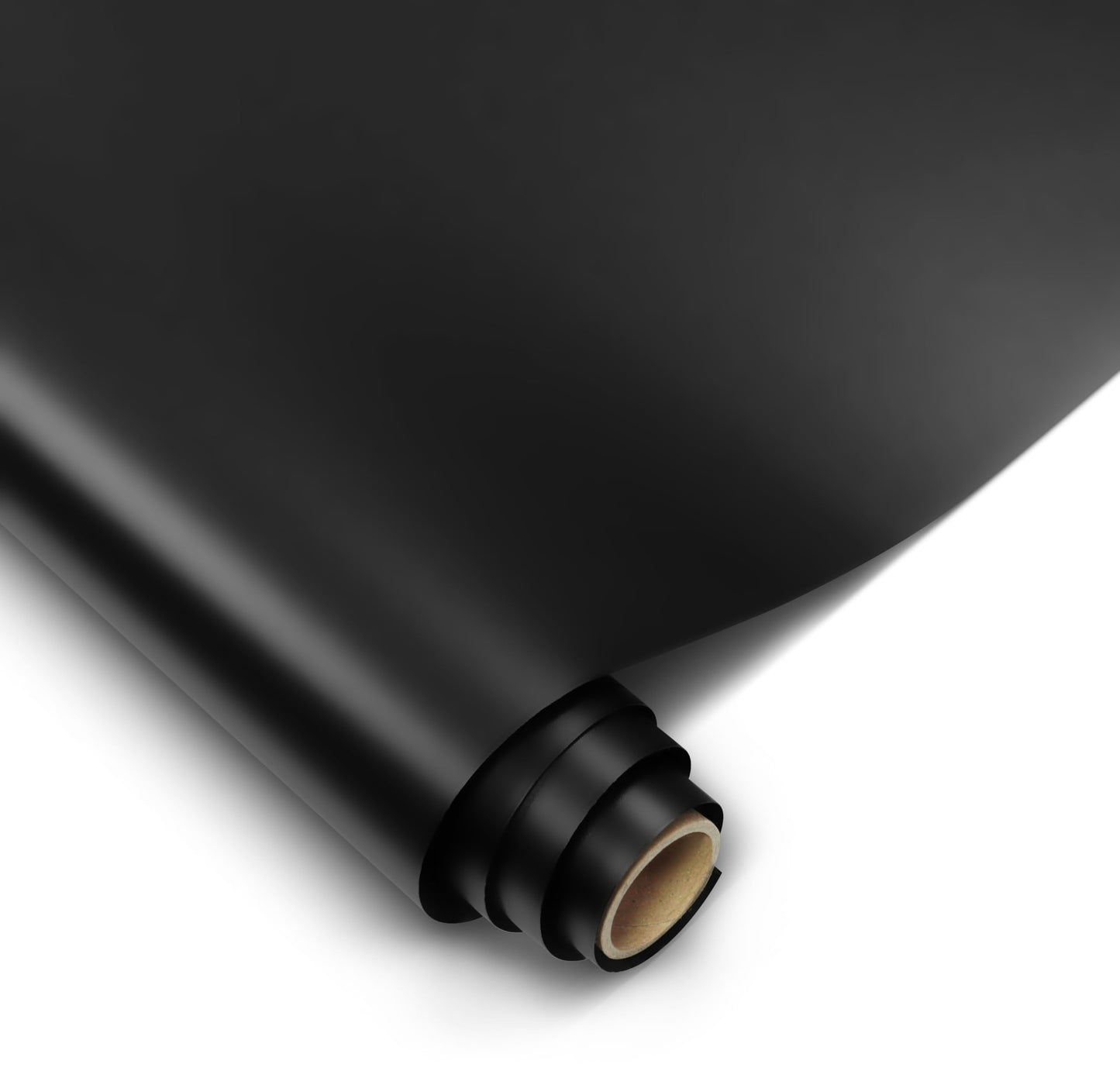 VViViD+ Ultra Matte Deep Black Vinyl Car Wrap Roll with Nano Air Release (50ft x 5ft)