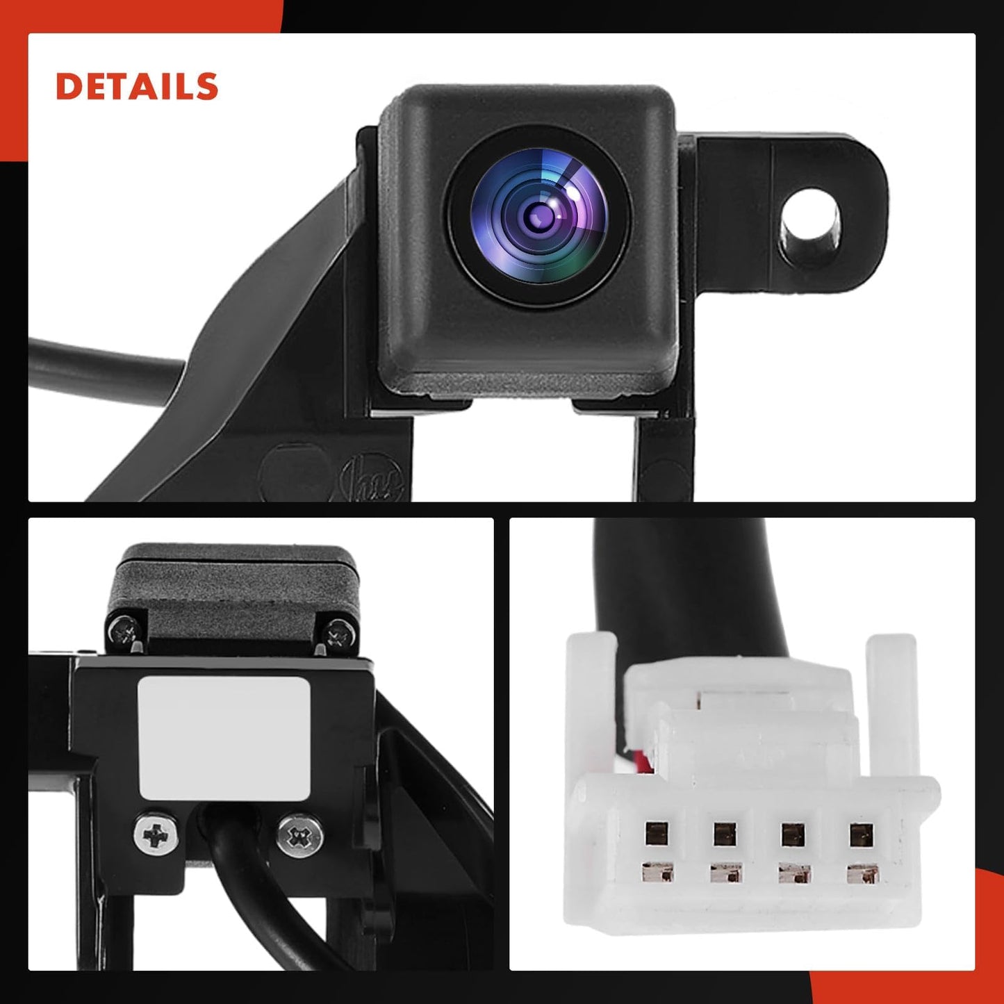 A-Premium Park Assist Camera Rear View Backup Reverse Camera Compatible with Select Nissan Models - 2011-2015 Rogue, 2014-2015 Rogue Select - Replace# 284421VK0A