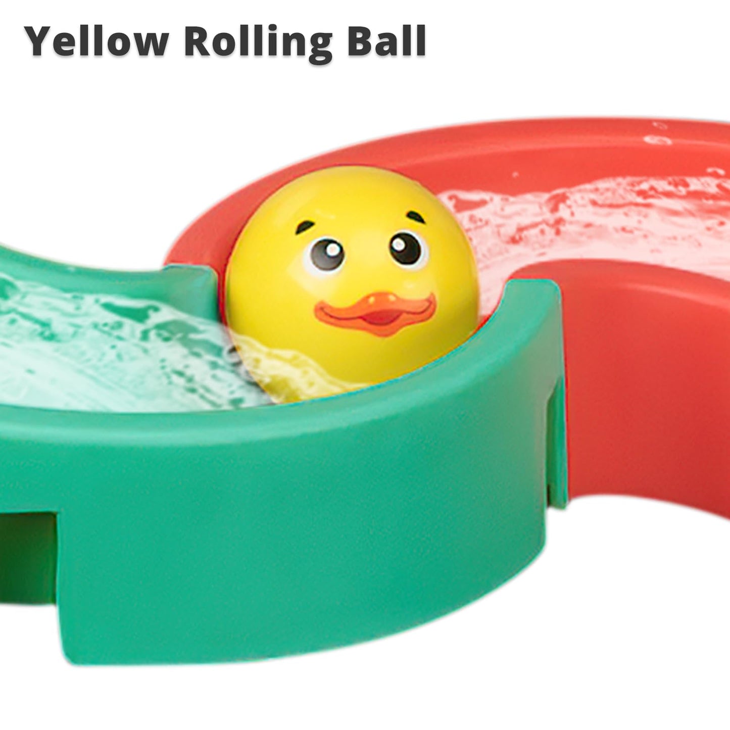 SOCBTNSO Duck Slide Toys, Bath Toys for Kids Ages 4-8, DIY Building Kit for Ages 5-7, Bathtub Time Birthday Gift for Toddler 3 + Year Old (51 PCS)