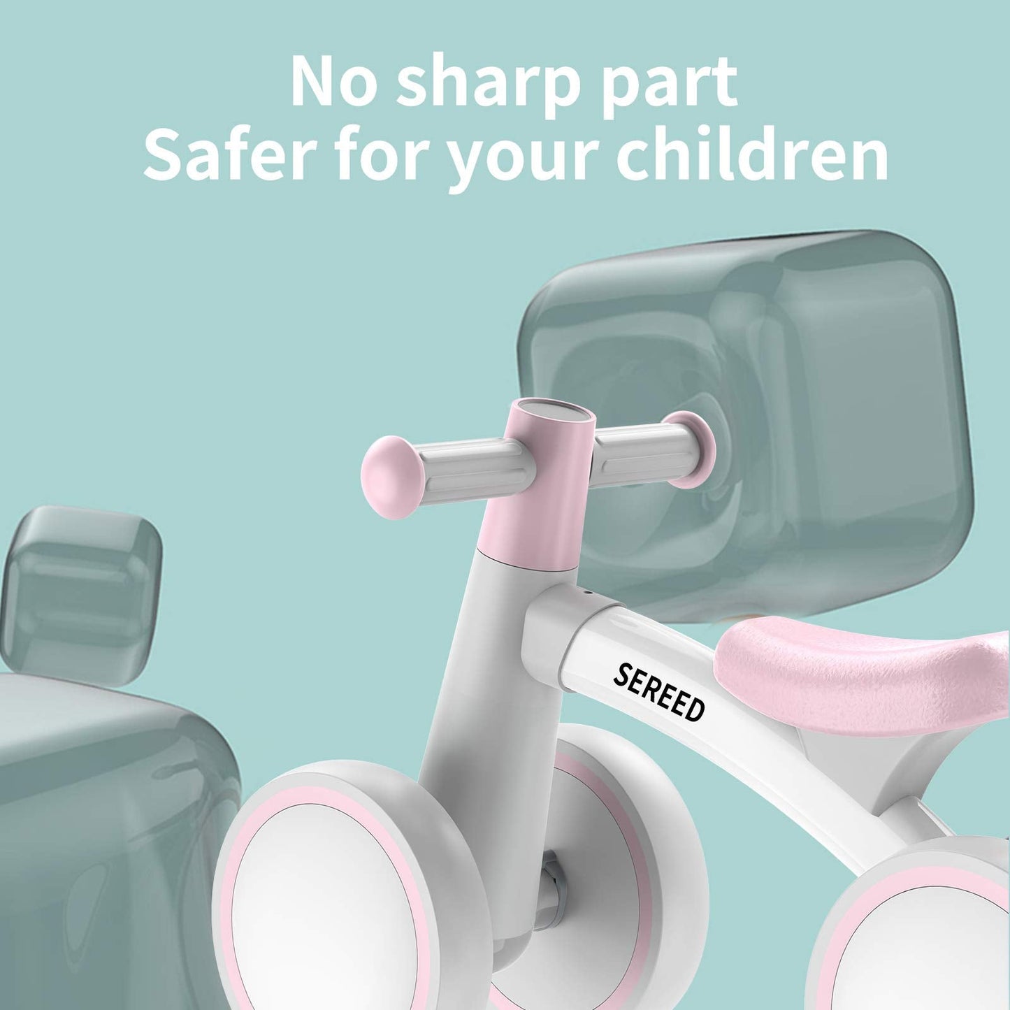 SEREED Baby Balance Bike Toys for 1 Year Old Girl Gifts, Baby Walker, One Year Old Girl Birthday Gifts, 12-24 Months Toddler Balance Bike, First Birthday Gifts