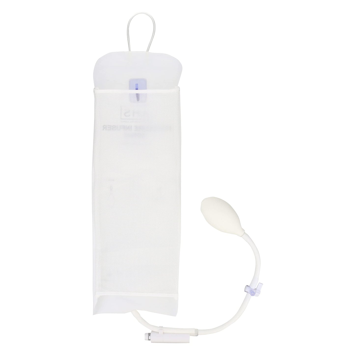 AHS American Hospital Supply Medical Pressure Infusion Bag 1000ml | IV Pole Infusion Sack with 3 Way Stopcock Smart Design and Easy to Use | Medical Supplies (Pack of 10)