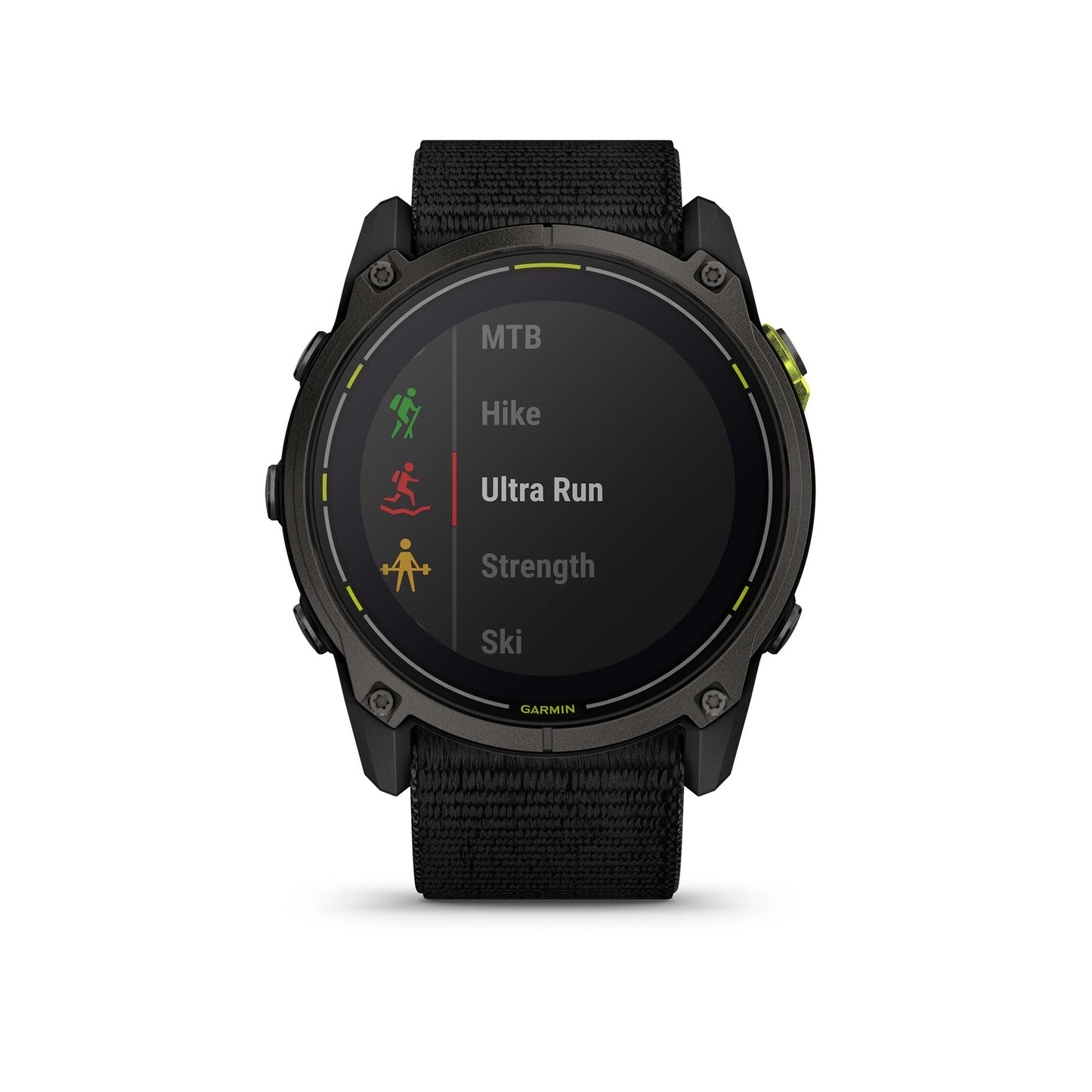 Garmin Enduro™ 3 – 51 mm, Solar, Sapphire, Ultraperformance GPS Smartwatch, Extreme Battery Life, Detailed Mapping, Built-in LED Flashlight, Carbon Gray DLC Titanium with Black UltraFit Nylon Strap