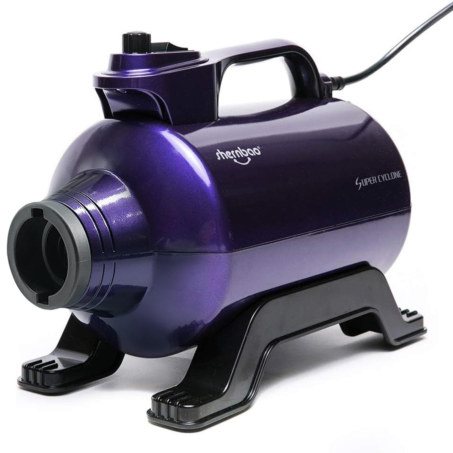 High Velocity Professional Dog Pet Grooming Hair Drying Force Dryer Blower 5.0HP (Super Cyclone) SHD-2600P (Purple)