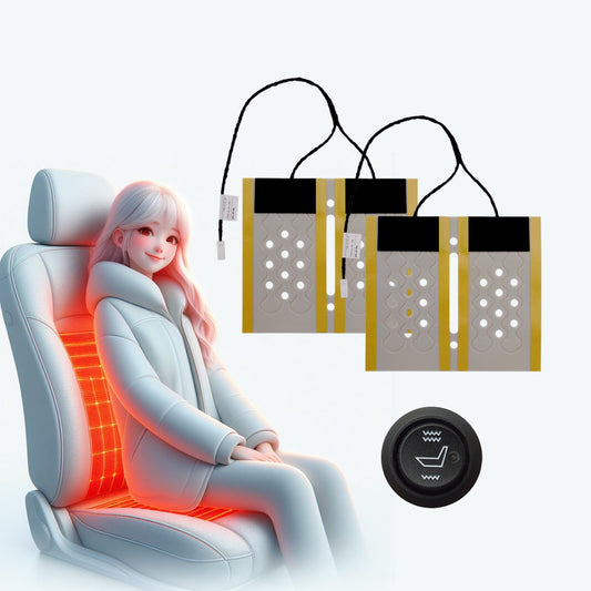 LUCKY DRIVER Universal Seat Comfort Kit for Vehicles Cars Pickup Trucks (12V-101A)