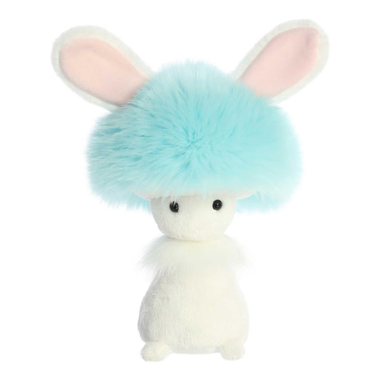 Aurora® Vibrant Spring Fungi Friends™ Stuffed Animal - Decorative Companion - Endless Fun - Blue 8 Inches