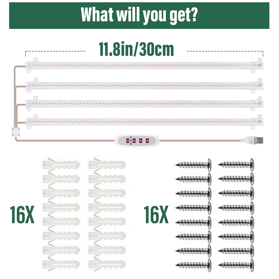 RooTrimmer 5-Tier Seed Starter Tray, Plant Stand with Grow Lights Full Spectrum Sunlike Plant Light for Indoor/Greenhouse Small Plant Pots, Cell Trays, Succulents, Seedlings Gardening