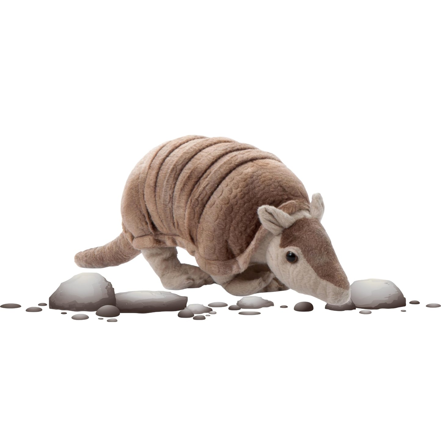 The Petting Zoo Armadillo Stuffed Animal Plushie, Gifts for Kids, Wild Onez Zoo Animals, Zoologee Armadillo Plush Toy 14 inches