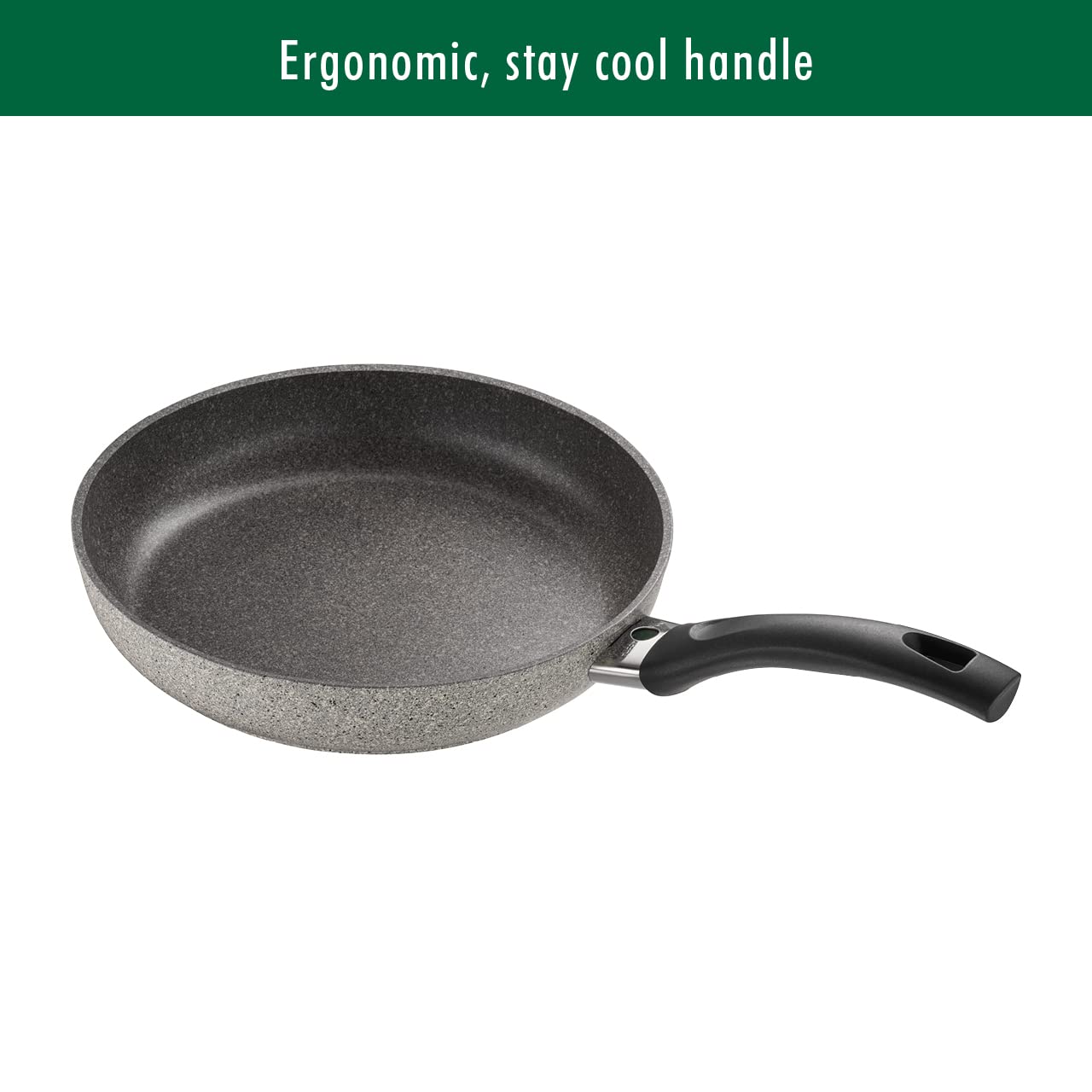 BALLARINI Parma by HENCKELS 10-pc Nonstick Pot and Pan Set, Made in Italy, Set includes fry pans, saucepans, sauté pan and Dutch oven with lid,Gray