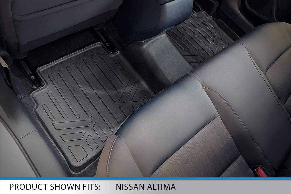 SMARTLINER Custom Fit Floor Mats 2 Rows and Cargo Liner Trunk Set Compatible with 2019-2025 Nissan Altima