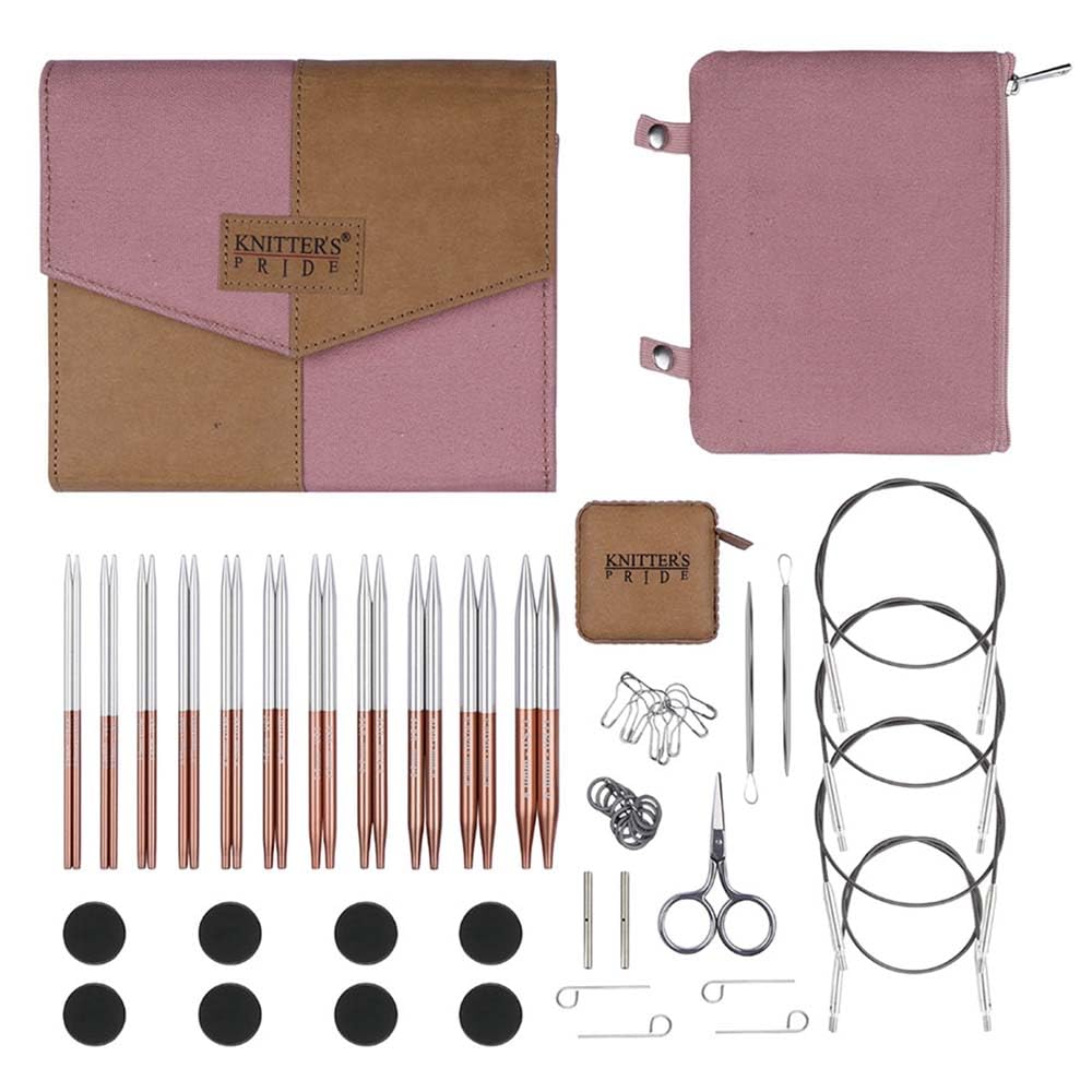 Knitter’s Pride Rosemist Regal Interchangeable Needle Set 5"" (13cm) – 11 US Sizes (2.5 to 11)