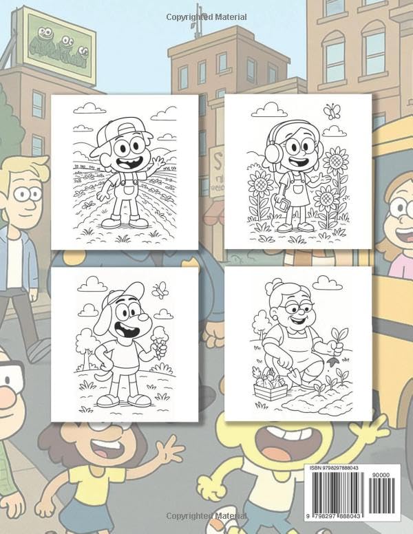 The Big City Green Coloring Book: Relaxing & Creative Scenes Inspired by Urban Life for All Ages: Artistic Coloring Fun with Nature & City Vibes – Perfect for Kids, Teens & Adults