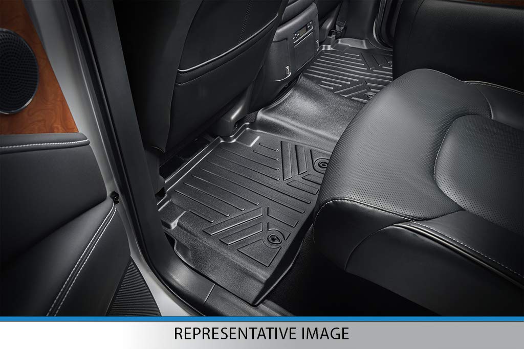 SMARTLINER Custom Fit Floor Mats 2 Rows and Cargo Liner Set Black Compatible with 2018-2022 Toyota Camry Hybrid Models Only