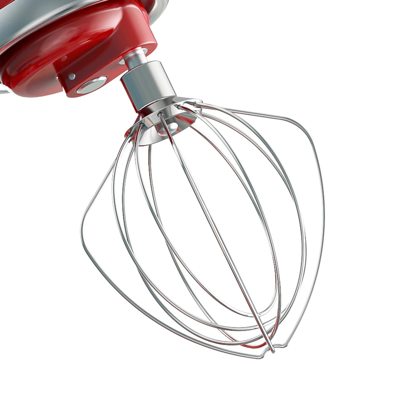 Stainless Steel 6-Wire Whisk Attachment for KitchenAid Mixer, 4.5-5Qt Tilt-Head Stand Mixer Compatible, Dishwasher Safe, Ideal for Whipping Cream, Mixing Flour & Cake, Perfect for Mayonnaise Whisks