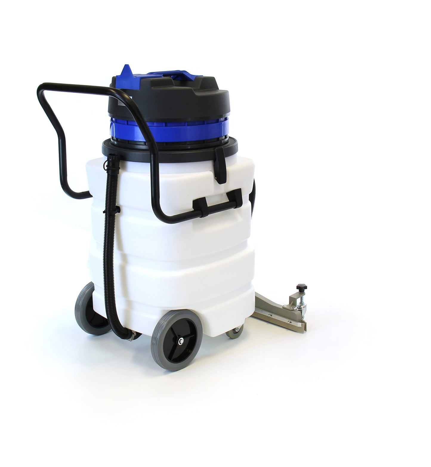 Farag Janitorial Industrial Vacuum Cleaner Wet/Dry - 2 Motors - Front Squeegee - 24 Gallon