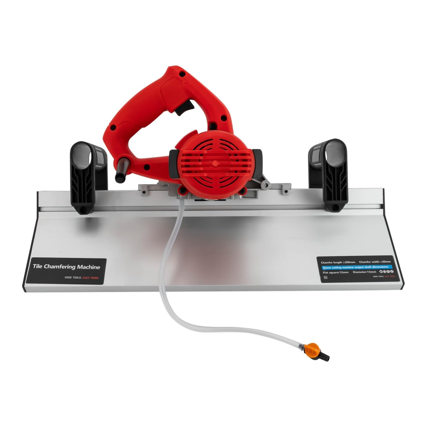 Electric Tile Chamfering Machine 45 Degree Handheld Ceramic Tile Cutter, 1200W High Precision Electric Tile Bevel Cutter Chamfering Tool with Aluminum Base Plate for Ceramic Marble Tile